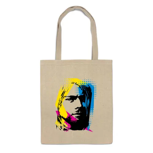 Заказать сумку в Москве. Сумка Nirvana Kurt Cobain  от rancid - готовые дизайны и нанесение принтов.