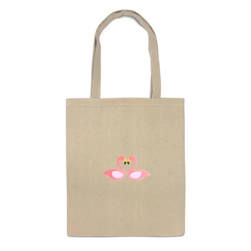 Заказать сумку в Москве. Сумка Pink фламинго от Lizzza - готовые дизайны и нанесение принтов.