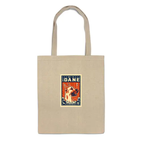 Заказать сумку в Москве. Сумка Собака: GREAT DANE от Виктор Гришин - готовые дизайны и нанесение принтов.