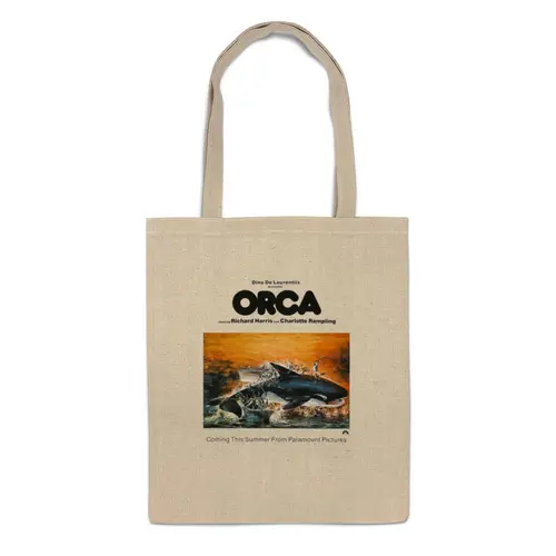 Заказать сумку в Москве. Сумка Смерть среди айсбергов / Orca Killer Whale от KinoArt - готовые дизайны и нанесение принтов.
