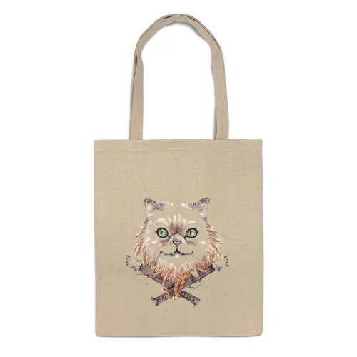 Заказать сумку в Москве. Сумка рыжий кот от olga - готовые дизайны и нанесение принтов.