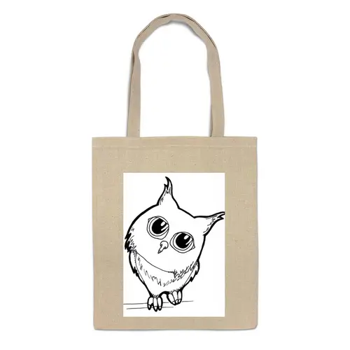 Заказать сумку в Москве. Сумка Cute owl от anelecom - готовые дизайны и нанесение принтов.