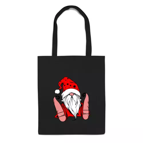 Заказать сумку в Москве. Сумка Рождественский гном от cooldesign  - готовые дизайны и нанесение принтов.