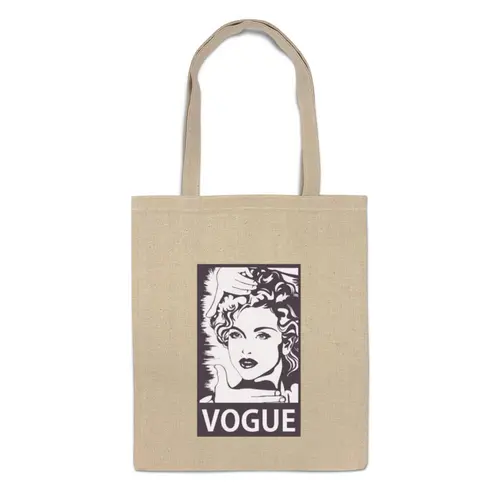 Заказать сумку в Москве. Сумка Мадонна (Vogue) от coolmag - готовые дизайны и нанесение принтов.
