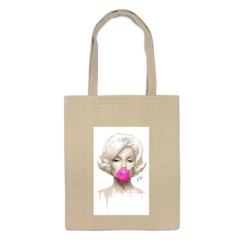 Заказать сумку в Москве. Сумка Marilyn Monroe  от Ксения Мироедова - готовые дизайны и нанесение принтов.