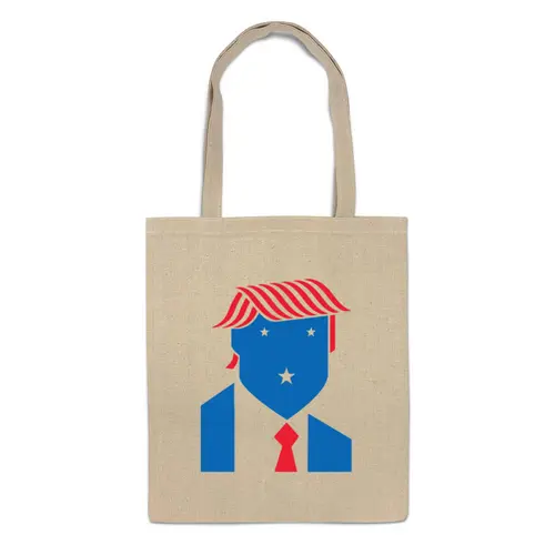 Заказать сумку в Москве. Сумка Дональд Трамп от fanart - готовые дизайны и нанесение принтов.