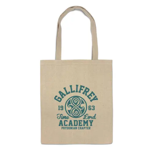 Заказать сумку в Москве. Сумка Gallifrey Time Lord Academy от geekbox - готовые дизайны и нанесение принтов.