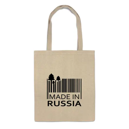 Заказать сумку в Москве. Сумка Made in Russia от Easy-store - готовые дизайны и нанесение принтов.