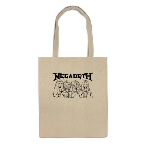Заказать сумку в Москве. Сумка Megadeth от Leichenwagen - готовые дизайны и нанесение принтов.