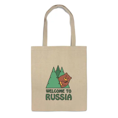 Заказать сумку в Москве. Сумка Welcome to Russia от priceless - готовые дизайны и нанесение принтов.