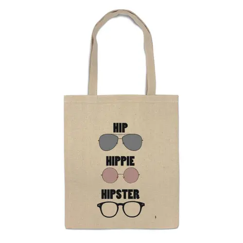 Заказать сумку в Москве. Сумка HipHipiHipster от Eliza - готовые дизайны и нанесение принтов.