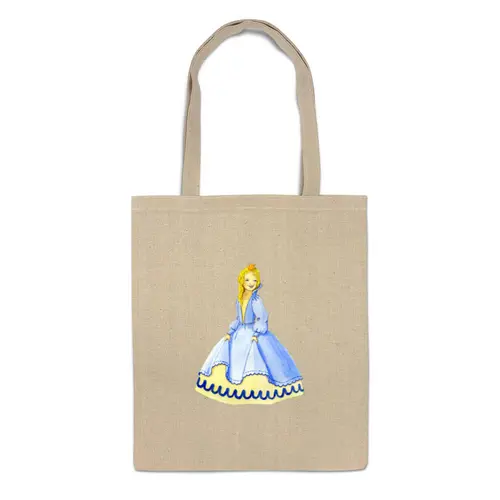 Заказать сумку в Москве. Сумка Счастливая принцесса от Нина Вольнева - готовые дизайны и нанесение принтов.