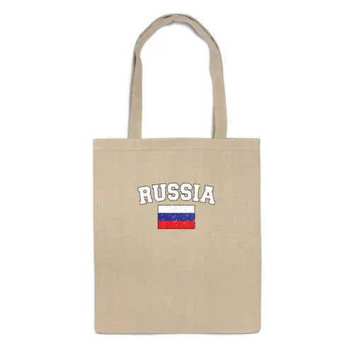 Заказать сумку в Москве. Сумка Флаг - Россия  от iZOMBIE - готовые дизайны и нанесение принтов.