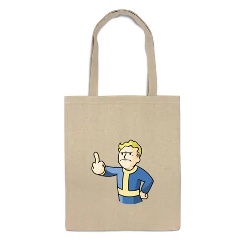 Заказать сумку в Москве. Сумка Vault Boy от YellowCloverShop - готовые дизайны и нанесение принтов.