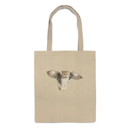 Заказать сумку в Москве. Сумка Крылатый кот от Виктор Гришин - готовые дизайны и нанесение принтов.