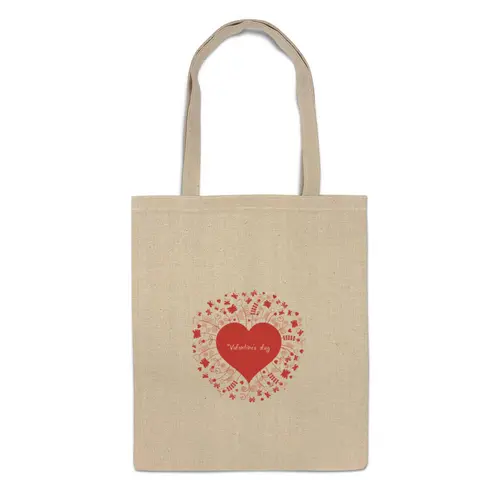 Заказать сумку в Москве. Сумка День святого Валентина от CoolDesign - готовые дизайны и нанесение принтов.