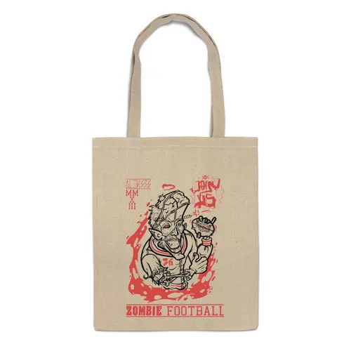 Заказать сумку в Москве. Сумка Zombie football от Aleks36 - готовые дизайны и нанесение принтов.
