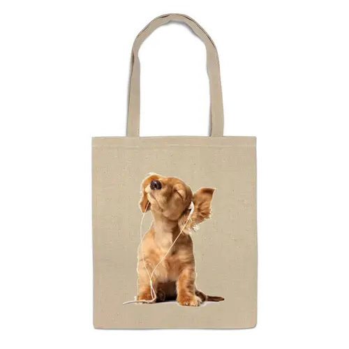 Заказать сумку в Москве. Сумка Собака от Violet - готовые дизайны и нанесение принтов.