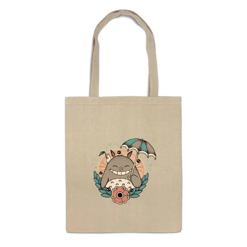 Заказать сумку в Москве. Сумка Smile Totoro от skynatural - готовые дизайны и нанесение принтов.