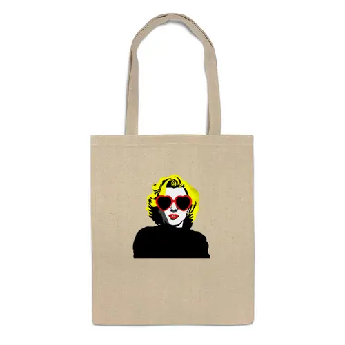 Заказать сумку в Москве. Сумка Мэрилин Монро (Marilyn Monroe) от fanart - готовые дизайны и нанесение принтов.