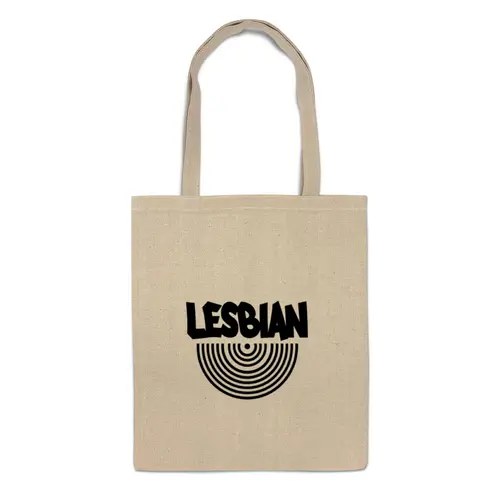 Заказать сумку в Москве. Сумка Lesbian (BLACK) от ZakonVash - готовые дизайны и нанесение принтов.