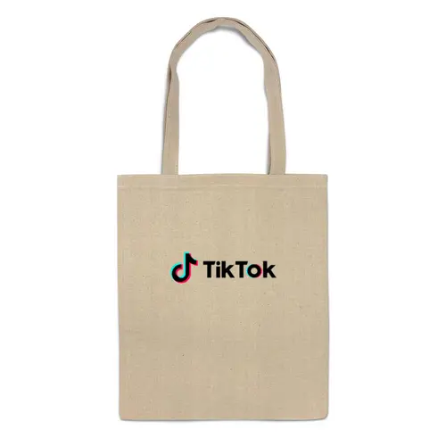Заказать сумку в Москве. Сумка TikTok  от DESIGNER   - готовые дизайны и нанесение принтов.
