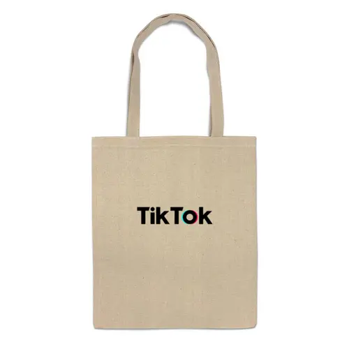 Заказать сумку в Москве. Сумка TikTok  от DESIGNER   - готовые дизайны и нанесение принтов.