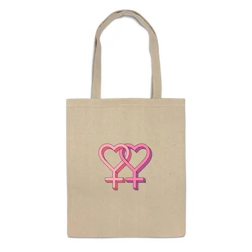 Заказать сумку в Москве. Сумка Lesbian love от td-1991@yandex.ru - готовые дизайны и нанесение принтов.