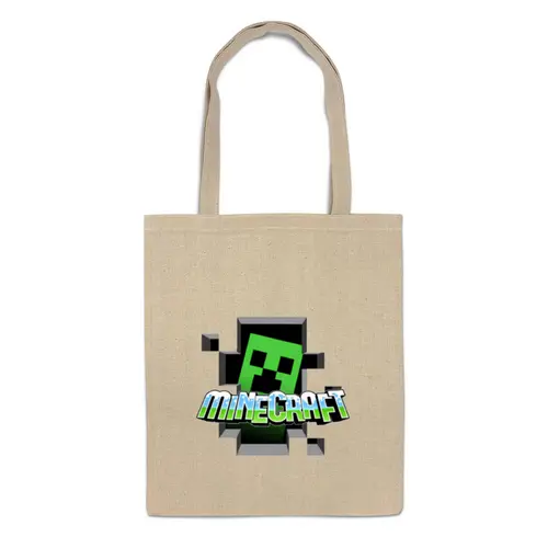 Заказать сумку в Москве. Сумка Minecraft  от торгаш - готовые дизайны и нанесение принтов.