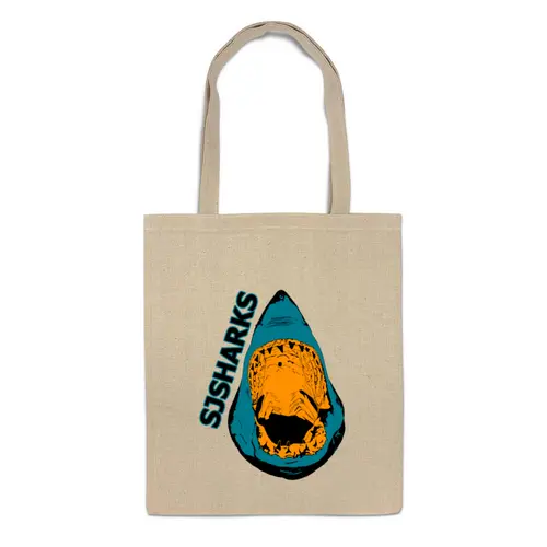 Заказать сумку в Москве. Сумка San Jose Sharks Сан-Хосе Шаркс  от n0xi0uzz - готовые дизайны и нанесение принтов.