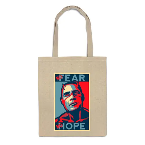 Заказать сумку в Москве. Сумка Обама - No Hope от priceless - готовые дизайны и нанесение принтов.