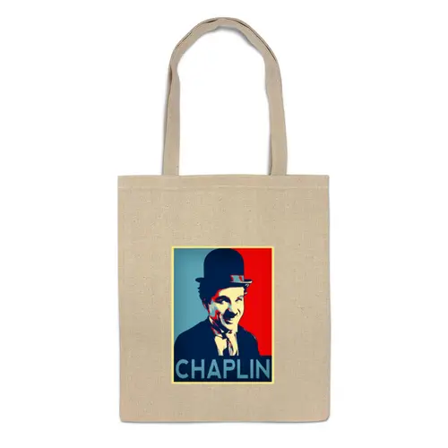 Заказать сумку в Москве. Сумка Чарльз Чаплин от YellowCloverShop - готовые дизайны и нанесение принтов.