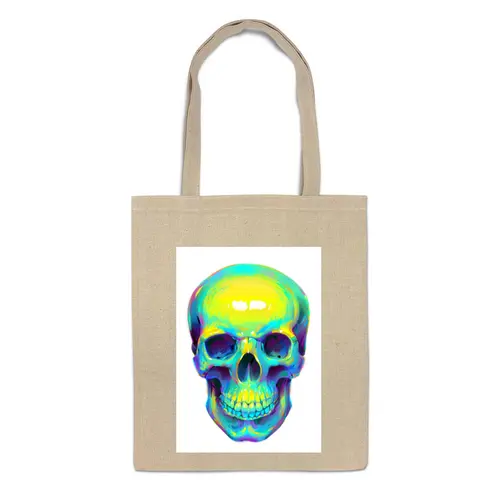 Заказать сумку в Москве. Сумка Colorfull skull от scoopysmith - готовые дизайны и нанесение принтов.