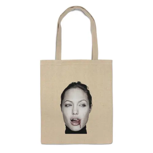 Заказать сумку в Москве. Сумка Angelina Jolie от Антон Величко - готовые дизайны и нанесение принтов.