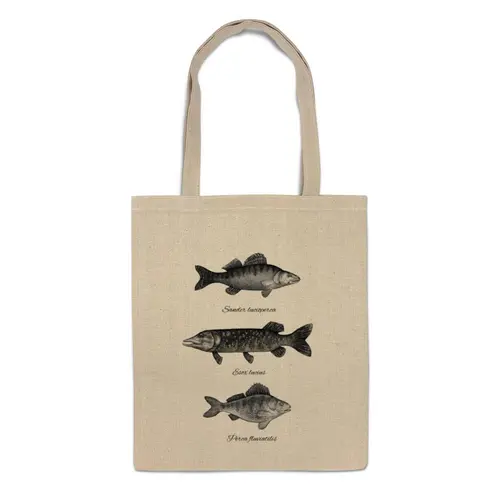 Заказать сумку в Москве. Сумка Коллекция рыб от printik - готовые дизайны и нанесение принтов.