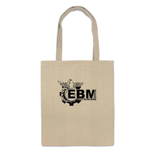 Заказать сумку в Москве. Сумка EBM Deutschland Лого от Black Pimpf - готовые дизайны и нанесение принтов.