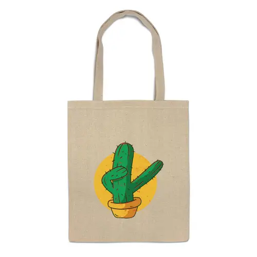 Заказать сумку в Москве. Сумка Dabbing Cactus от Павел Павел - готовые дизайны и нанесение принтов.