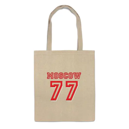Заказать сумку в Москве. Сумка 77 Moscow white top от Muhammad Ruziev - готовые дизайны и нанесение принтов.