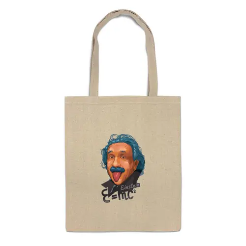 Заказать сумку в Москве. Сумка Эйнштейн от science - готовые дизайны и нанесение принтов.