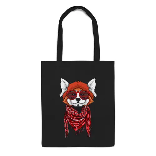 Заказать сумку в Москве. Сумка рыжая лиса от queen  - готовые дизайны и нанесение принтов.