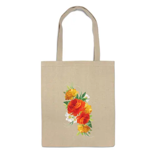 Заказать сумку в Москве. Сумка "Flowers" от Abstractiya - готовые дизайны и нанесение принтов.