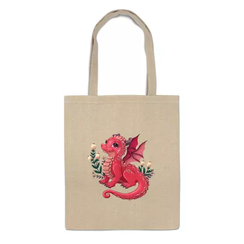 Заказать сумку в Москве. Сумка Красный дракон от tigerda  - готовые дизайны и нанесение принтов.