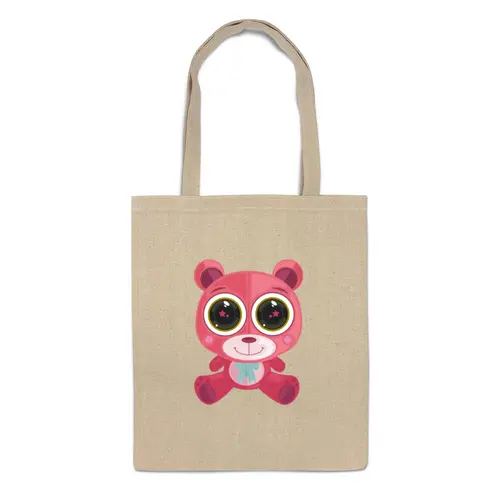 Заказать сумку в Москве. Сумка Розовый Мишка (Bear) от trugift - готовые дизайны и нанесение принтов.