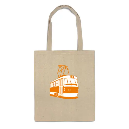 Заказать сумку в Москве. Сумка Трамвай  от Vinli.shop  - готовые дизайны и нанесение принтов.