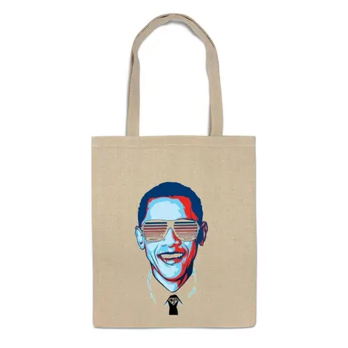 Заказать сумку в Москве. Сумка Барак Обама от Vinli.shop  - готовые дизайны и нанесение принтов.