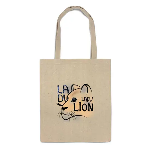 Заказать сумку в Москве. Сумка LADY LION от ELENA ZHARINOVA - готовые дизайны и нанесение принтов.
