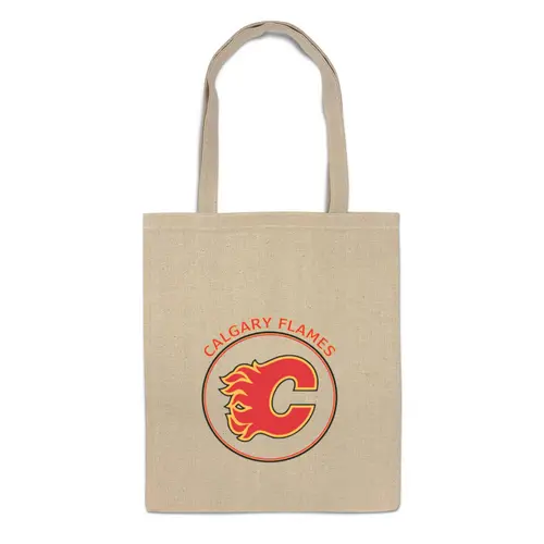 Заказать сумку в Москве. Сумка Calgary Flames, от kspsshop - готовые дизайны и нанесение принтов.