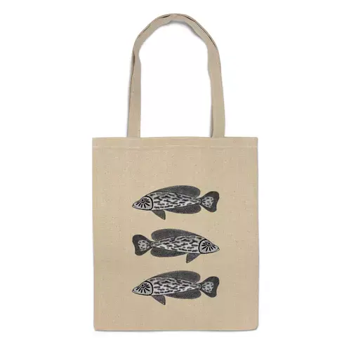 Заказать сумку в Москве. Сумка Три Рыбы от Alexey Evsyunin - готовые дизайны и нанесение принтов.