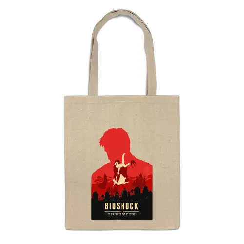 Заказать сумку в Москве. Сумка Bioshock - Букер ДеВитт от priceless - готовые дизайны и нанесение принтов.