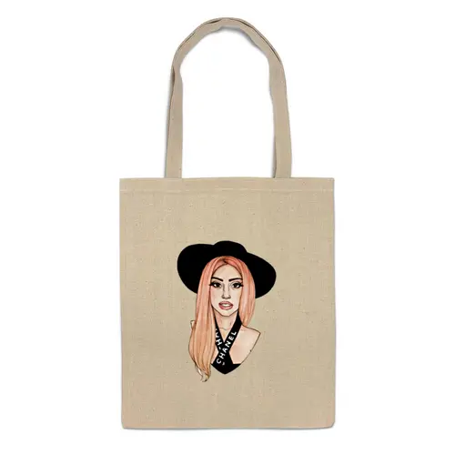 Заказать сумку в Москве. Сумка Lady Gaga                     от Savara - готовые дизайны и нанесение принтов.